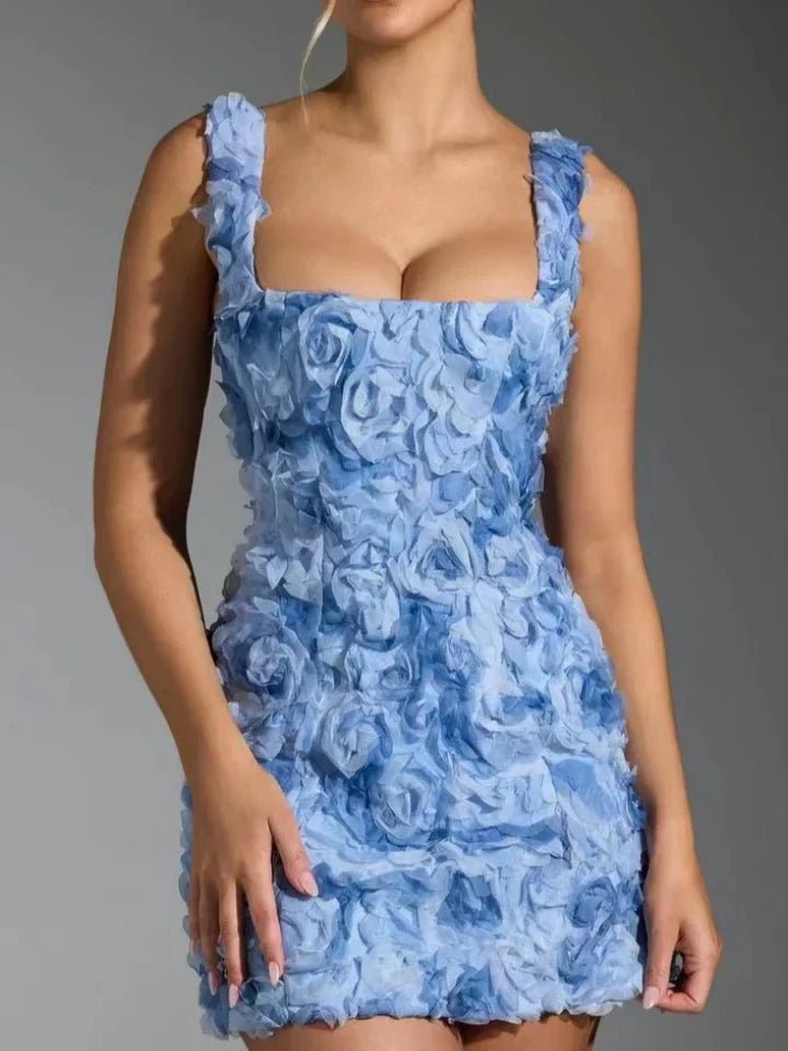 Mason | Women's Floral Corset Mini Dress - Mason Luxor