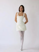 Mason | Women's Floral Corset Mini Dress - Mason Luxor