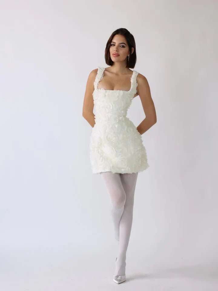 Mason | Women's Floral Corset Mini Dress - Mason Luxor