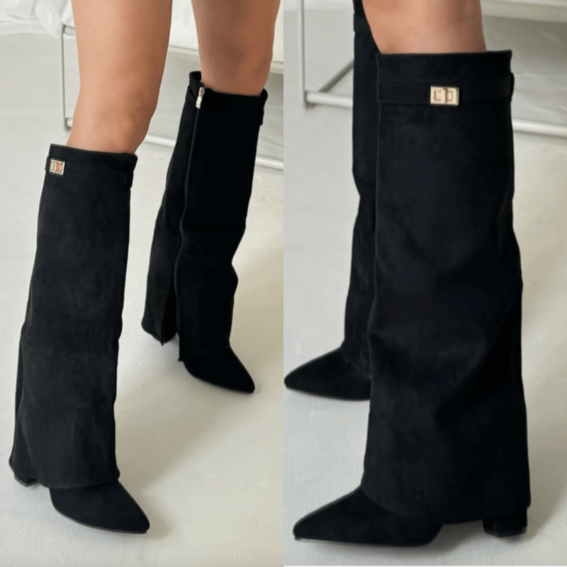 Mason | Women’s Knee - High Suede Boots - Mason Luxor Men Fashion