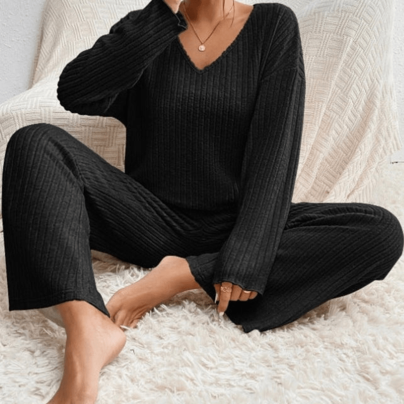 Mason | Women&#39;s Knitted Lounge Set – Soft Co - Ord Outfit - Jumper &amp; Trousers - Mason Luxor Men Fashion