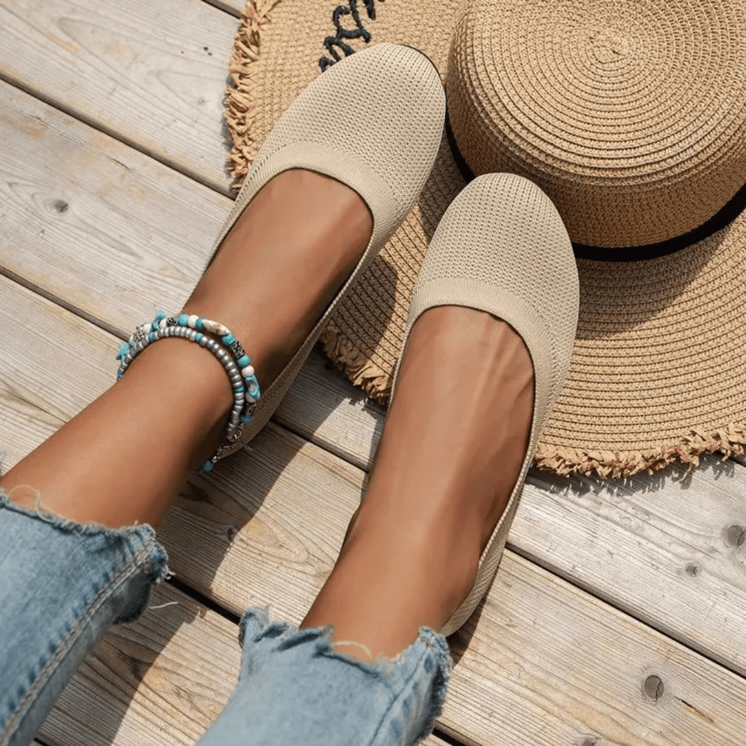 Mason | Women’s Knitted Slip - On Flats – Breathable Comfort Loafers for Walking - Mason Luxor Men Fashion