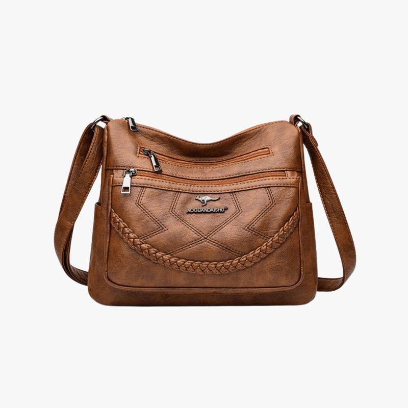 Mason | Women Leather Shoulder Bag – Classic Style with Pockets Extra Storage - Mason Luxor Men Fashion