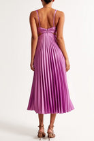 Mason | Women’s Pleated Maxi Dress - Mason Luxor