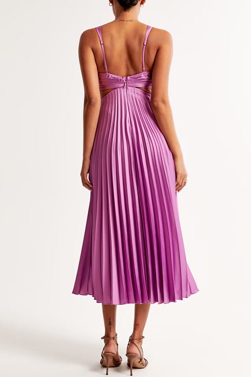 Mason | Women’s Pleated Maxi Dress - Mason Luxor