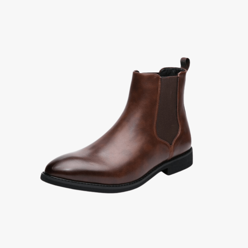 Men | Genuine Leather Chelsea Boots for Men - British Style - Mason Luxor Men Fashion