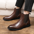Men | Genuine Leather Chelsea Boots for Men - British Style - Mason Luxor Men Fashion