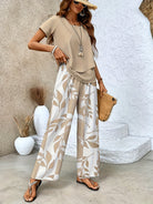 Printed Summer Co Ord Set – Relaxed Fit Two - Piece - Mason Luxor