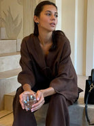 Linen Coord Set for Women – Two - Piece Summer Lounge Outfit - Mason Luxor