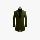 Stylish Wool Blend Overcoat – Tailored for the Modern Gentleman - Mason Luxor Men Fashion