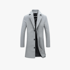 Stylish Wool Blend Overcoat – Tailored for the Modern Gentleman - Mason Luxor Men Fashion