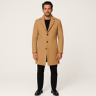 Stylish Wool Blend Overcoat – Tailored for the Modern Gentleman - Mason Luxor Men Fashion