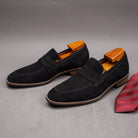 Alvo | Modern Penny Loafers for Men – Suede Slip - On Style - Mason Luxor