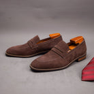 Alvo | Modern Penny Loafers for Men – Suede Slip - On Style - Mason Luxor