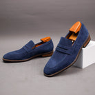 Alvo | Modern Penny Loafers for Men – Suede Slip - On Style - Mason Luxor