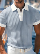 Beaulac | Summer Knit Polo – Old Money Shirts for Men - Mason Luxor