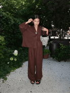 Linen Coord Set for Women – Two - Piece Summer Lounge Outfit - Mason Luxor