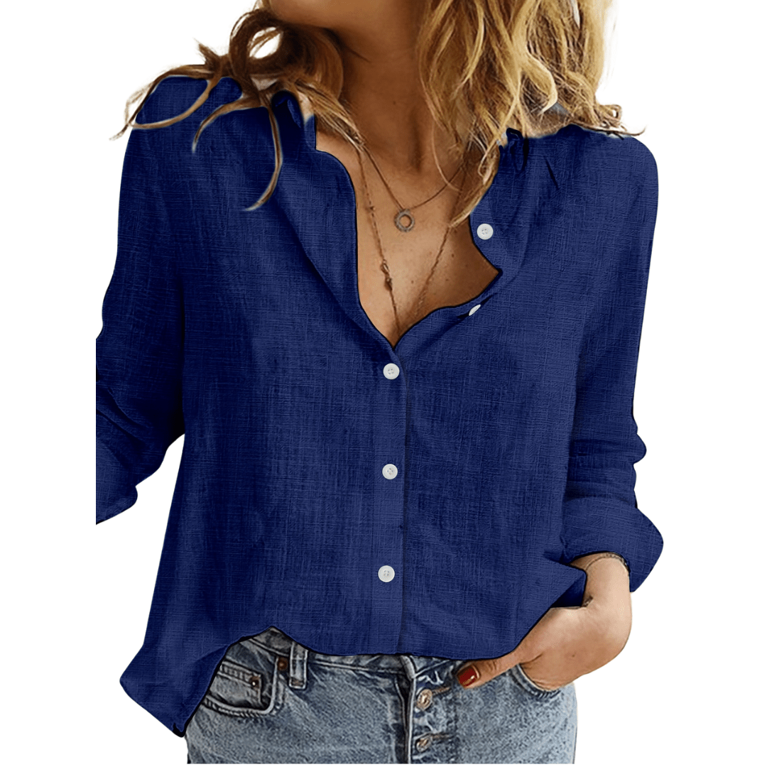 Mason | Casual Linen Button - Down Shirt – Relaxed Fit Blouse - Mason Luxor Men Fashion