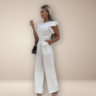 Mason | Classy Sleeveless Jumpsuit with Waist Tie – Summer & Evening Look - Mason Luxor Men Fashion