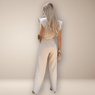 Mason | Classy Sleeveless Jumpsuit with Waist Tie – Summer & Evening Look - Mason Luxor Men Fashion