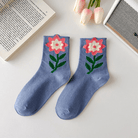 Mason | Cute Spring Flower Socks for Her - Women’s Garden - Inspired Ankle Socks - Mason Luxor Men Fashion