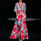 Mason | Elegant Floral Maxi Dress - Mason Luxor Men Fashion