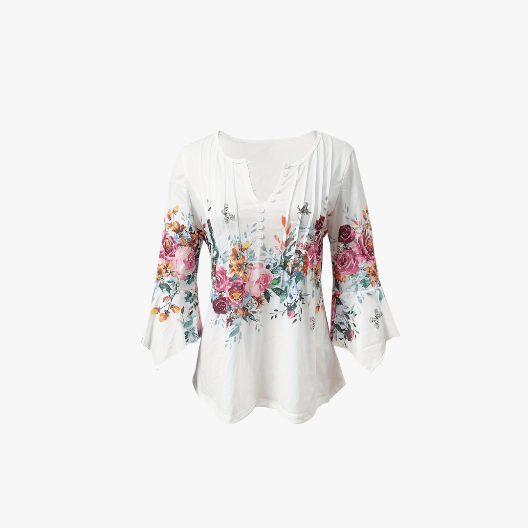 Mason | Floral Embroidered Boho Blouse – Feminine Charm Meets Everyday Comfort - Mason Luxor Men Fashion