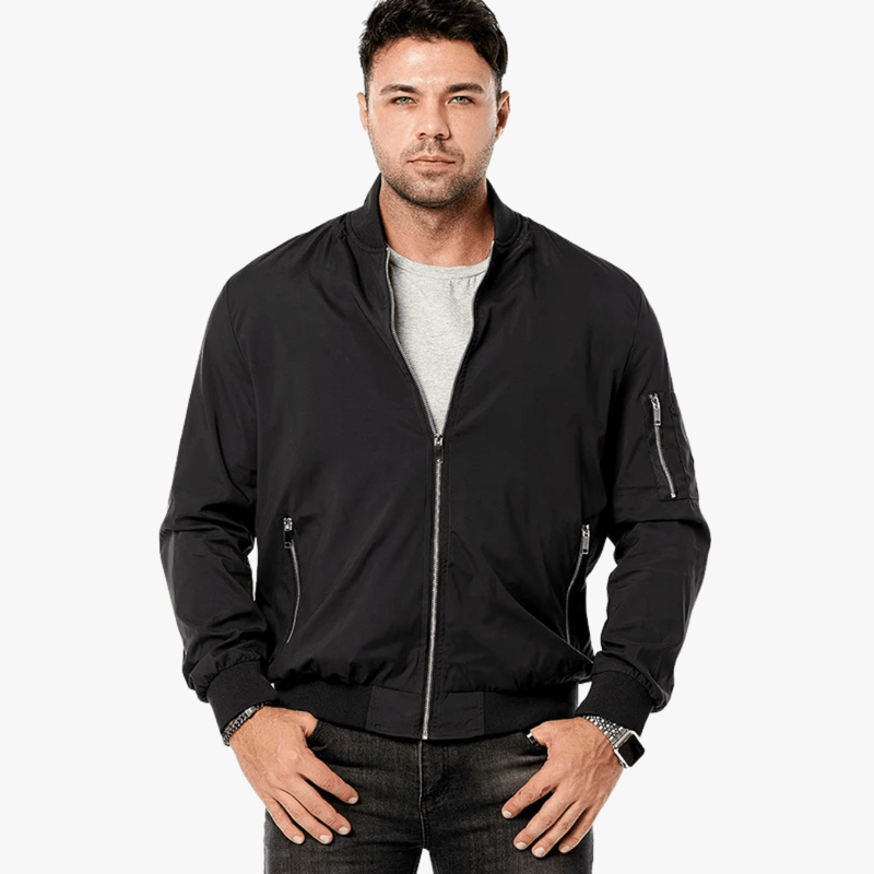 Mason | Lightweight Everyday Bomber Jacket for Men - Classic Fit - Spring en Summer - Mason Luxor Men Fashion