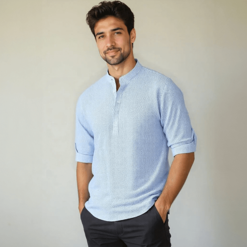 Mason | Linnen Casual Shirt - Mason Luxor Men Fashion