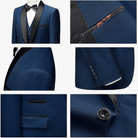 Mason Luxor | Slim Fit 3‑Piece Tuxedo Suit for Men - Mason Luxor