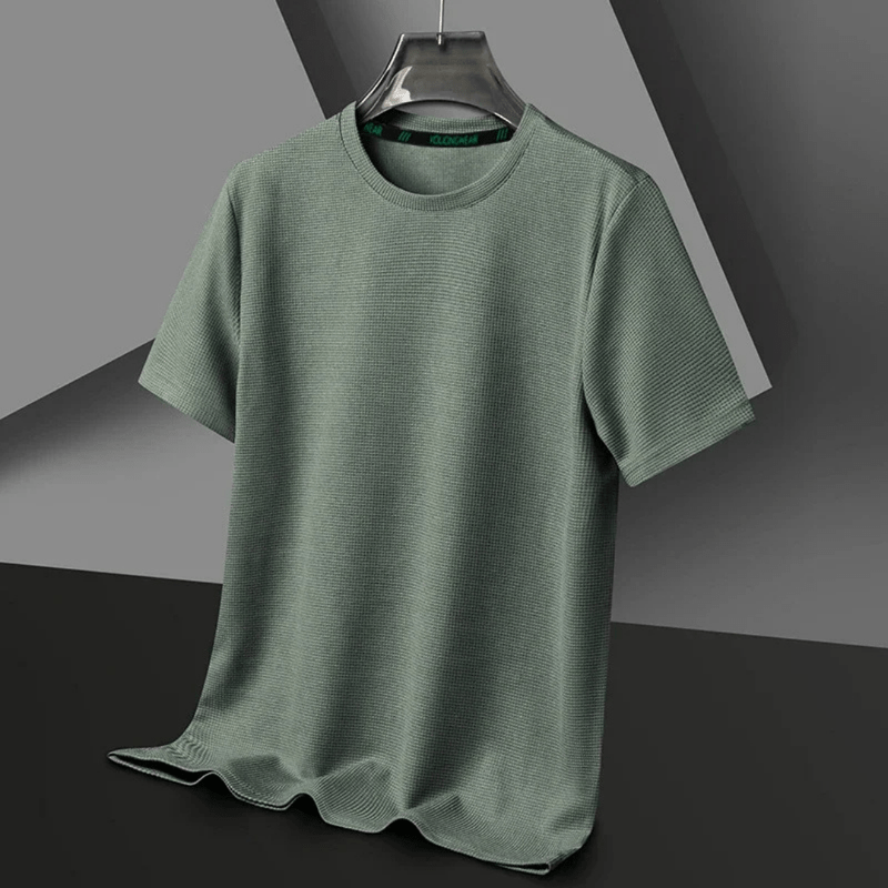 Mason | Men Waffle Knit T-Shirt – Breathable - 4 Season Comfort - Mason Luxor Men Fashion