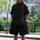 Mason | Men’s 100% Cotton Co - Ord Set – Oversized T-Shirt & Shorts Lounge Set - Mason Luxor