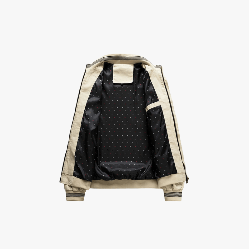 Mason | Men's Bomber Jacket Lightweight Casual Spring Fall Windbreaker Zip Up Coat with Pocket - Mason Luxor Men Fashion