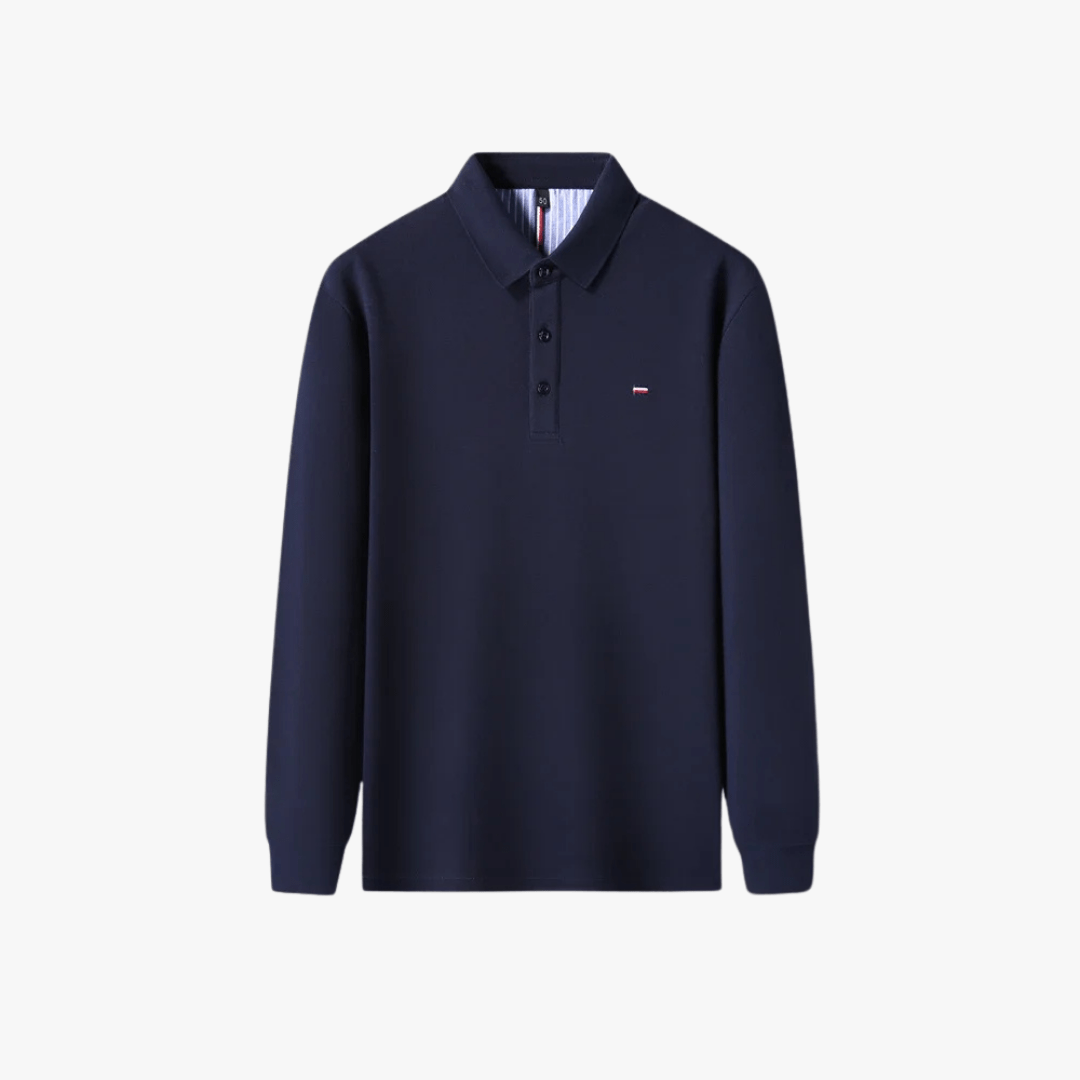 Mason | Men’s Classic Long - Sleeve Polo Shirt - Mason Luxor