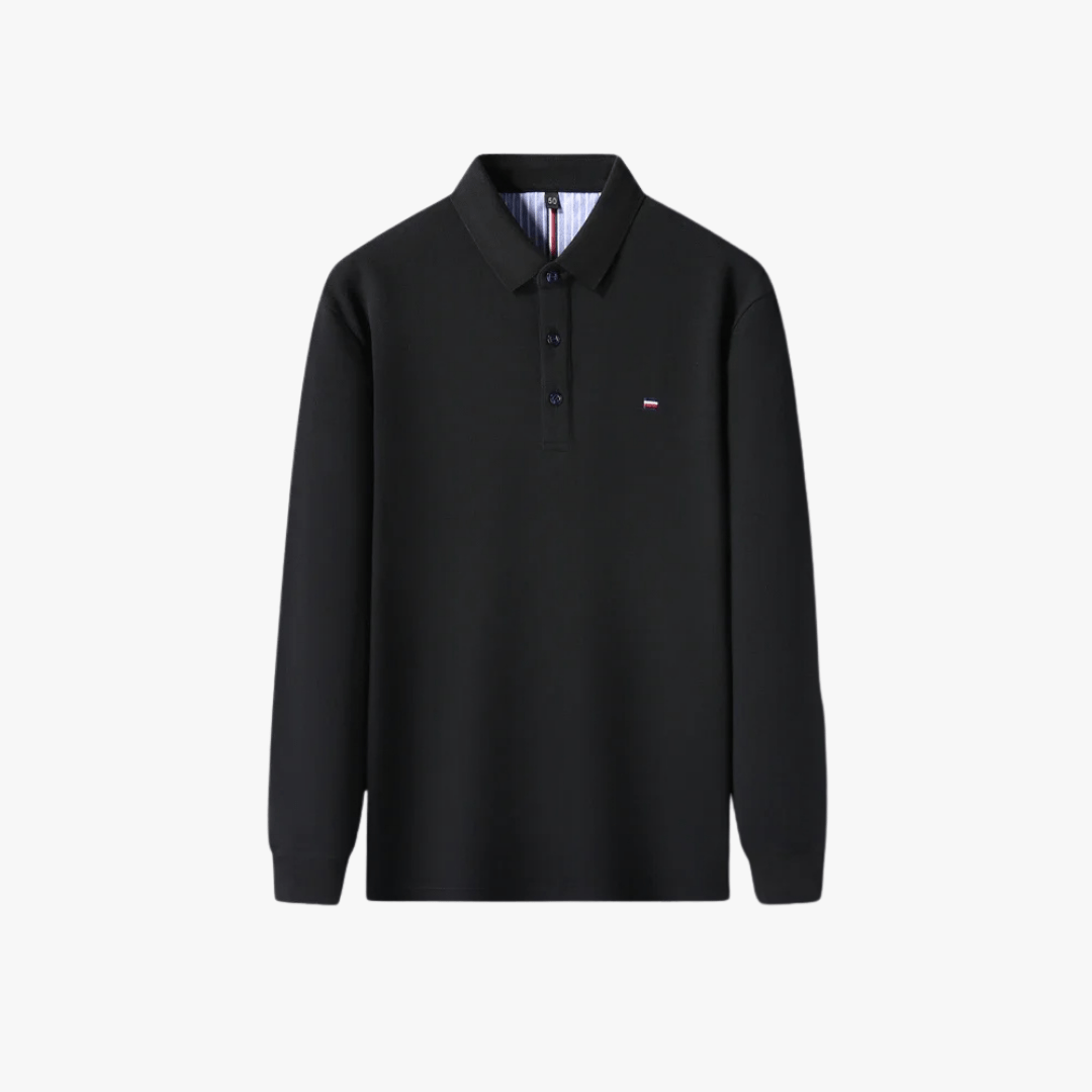 Mason | Men’s Classic Long - Sleeve Polo Shirt - Mason Luxor