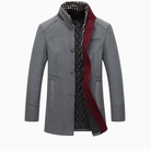Mason | Men’s Formal Coat with Scarf - Mason Luxor