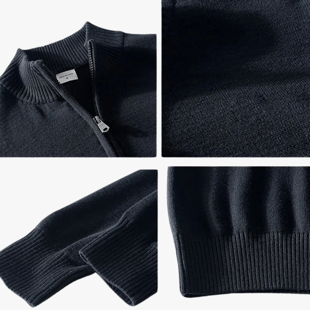 Mason | Men’s Full - Zip Sweater - Mason Luxor