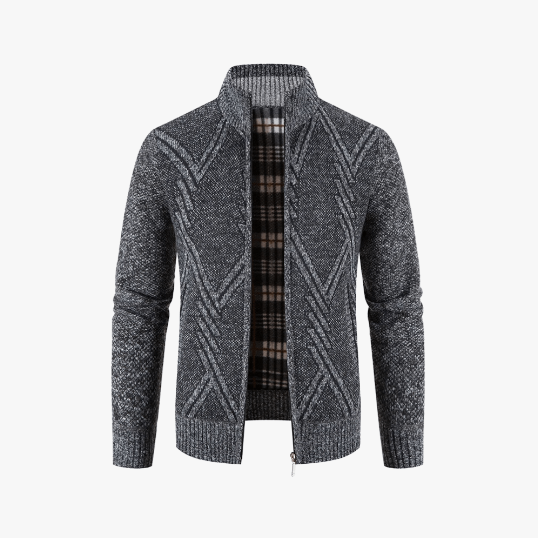Mason | Men’s Knit Zip - Up Cardigan - Mason Luxor