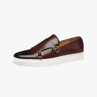 Mason | Men’s Leather Loafers with Buckle – Smart Casual Slip - On Shoes - Mason Luxor Men Fashion