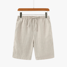 Mason | Men’s Linen Shorts – Lightweight Drawstring Summer Shorts with Pockets - Mason Luxor Men Fashion