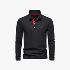 Mason | Men’s Long - Sleeve Polo Shirt with Logo - Mason Luxor