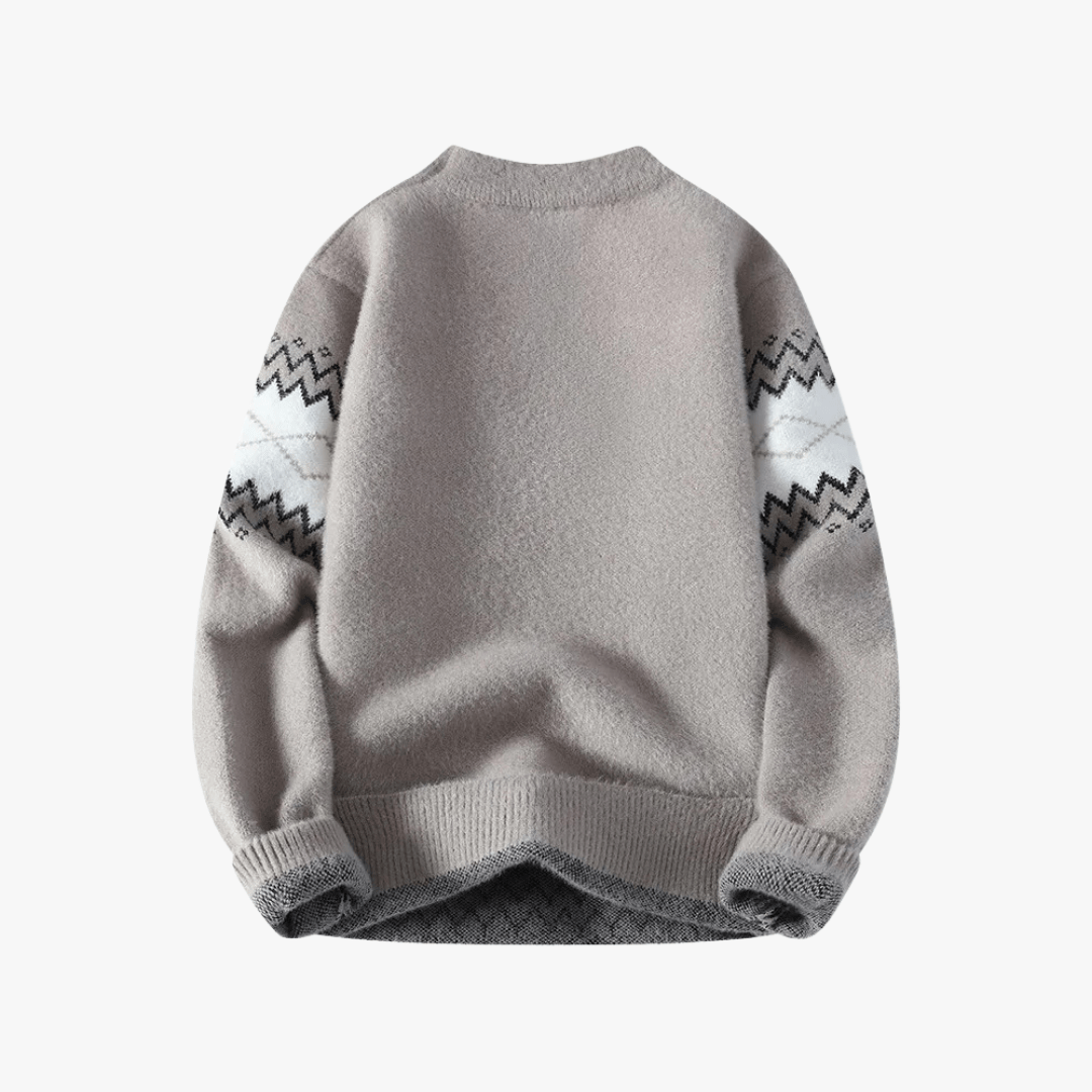 Mason | Men’s Nordic Pattern Sweater - Mason Luxor