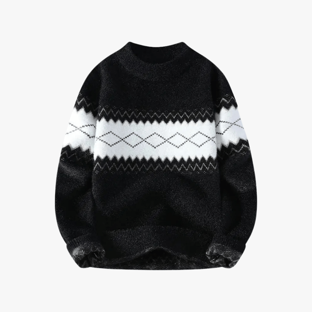 Mason | Men’s Nordic Pattern Sweater - Mason Luxor