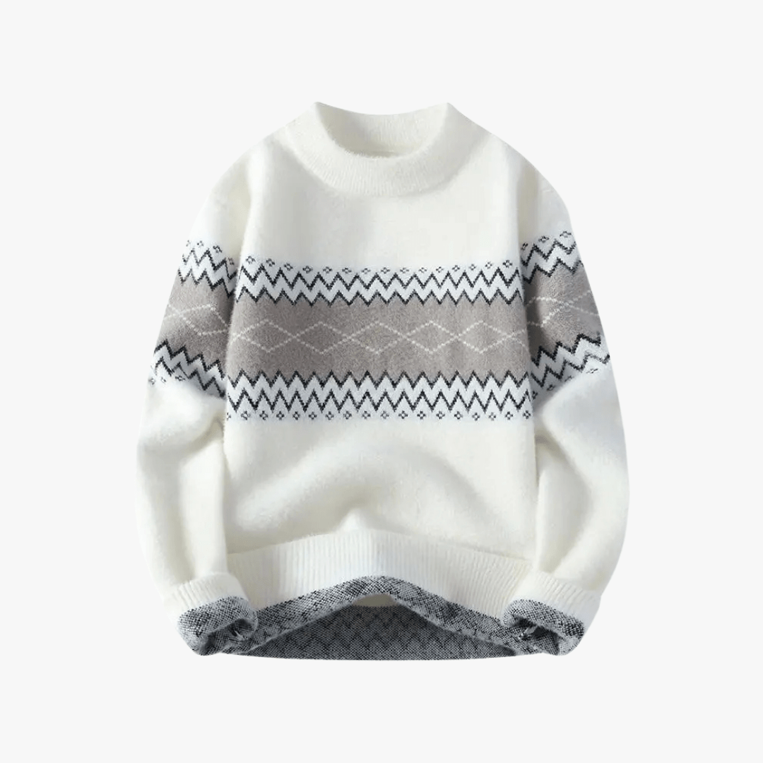 Mason | Men’s Nordic Pattern Sweater - Mason Luxor