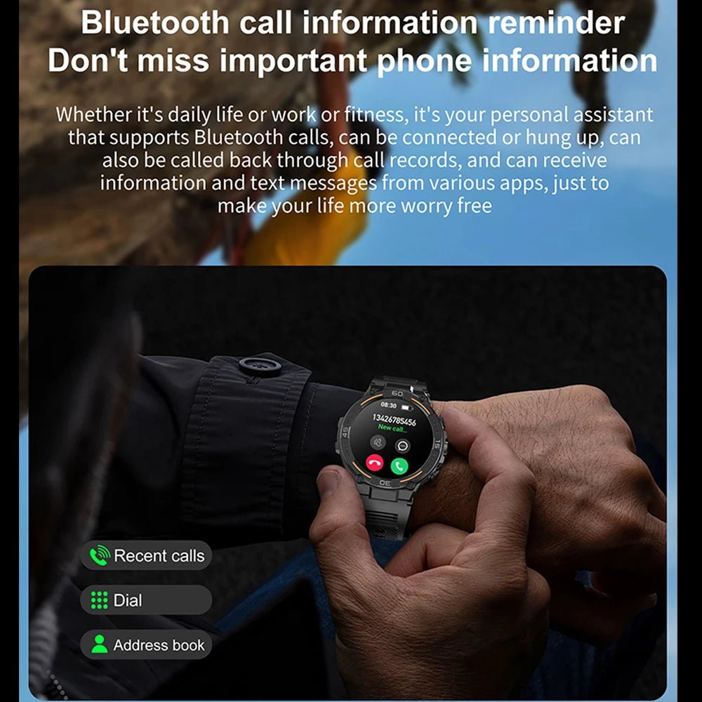 Mason | Men’s Outdoor Sports Smartwatch – Rugged Design with Health Tracking - Mason Luxor Men Fashion