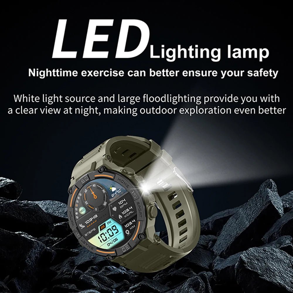 Mason | Men’s Outdoor Sports Smartwatch – Rugged Design with Health Tracking - Mason Luxor Men Fashion