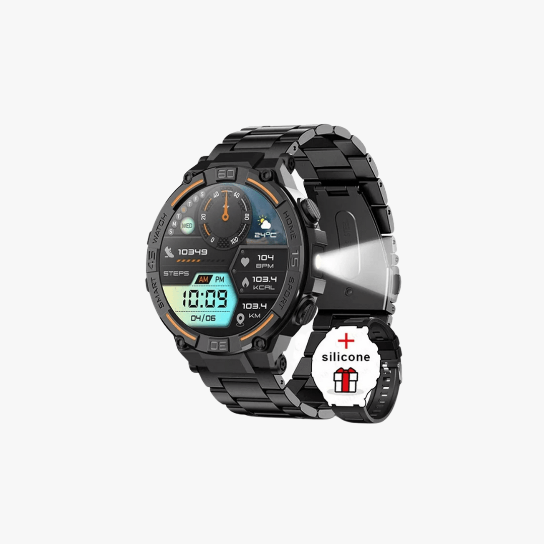 Mason | Men’s Outdoor Sports Smartwatch – Rugged Design with Health Tracking - Mason Luxor Men Fashion