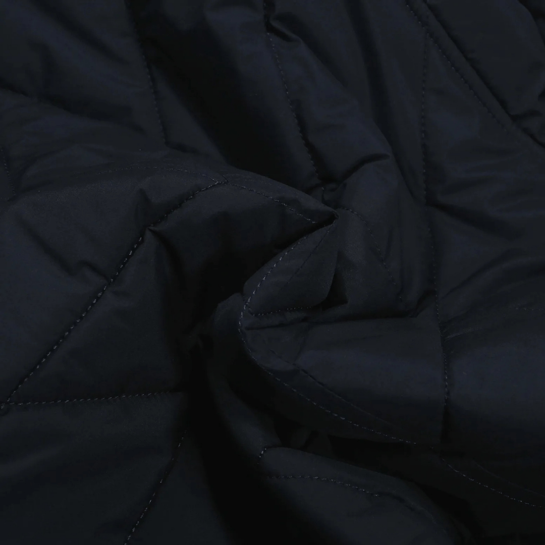 Mason | Men’s Quilted Formal Jacket with Fur Collar - Mason Luxor