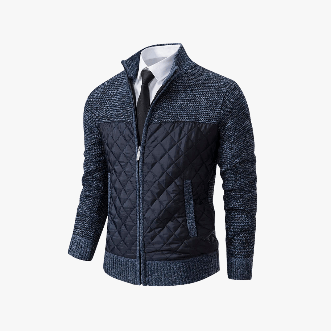 Mason | Men’s Quilted Zip - Up Jacket - Mason Luxor