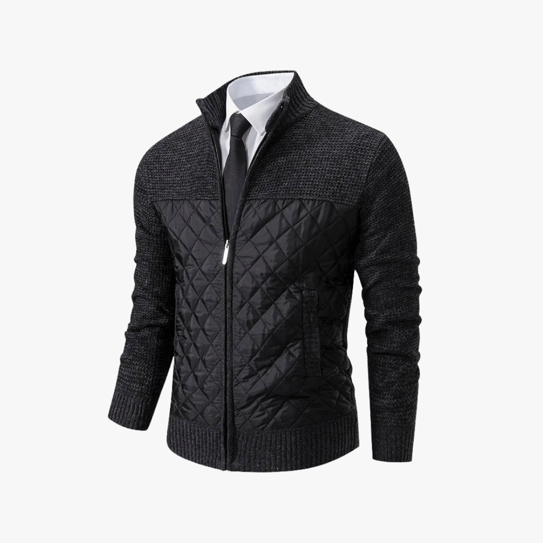Mason | Men’s Quilted Zip - Up Jacket - Mason Luxor